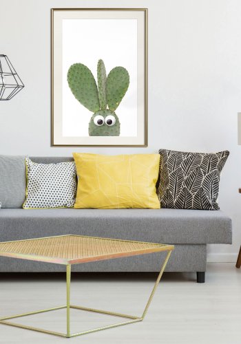 ARTGEIST Plakat med ramme - Funny Cactus III