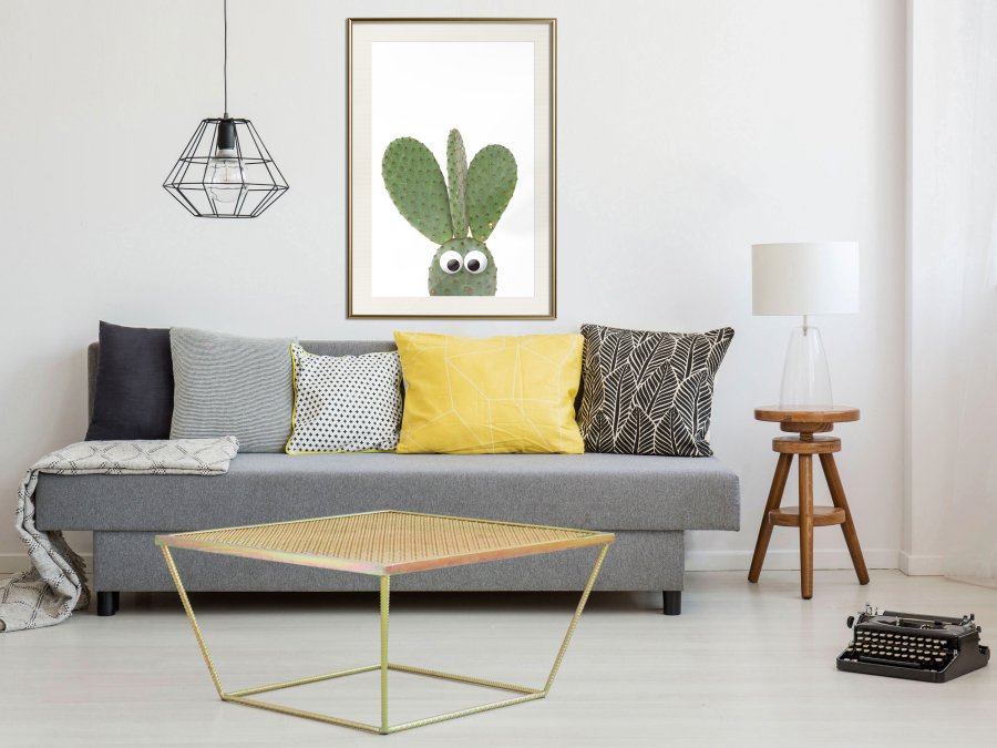 ARTGEIST Plakat med ramme - Funny Cactus III