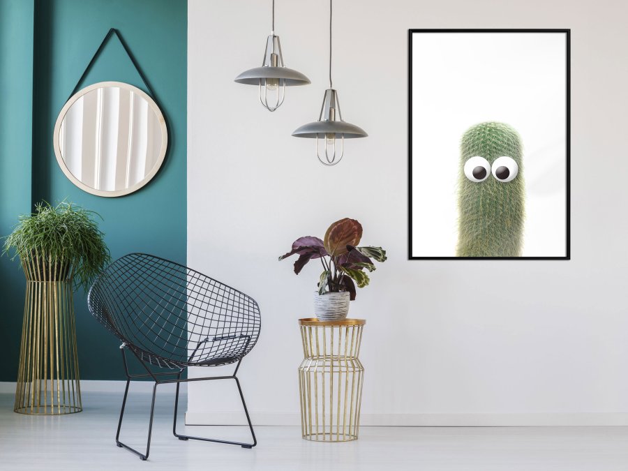 ARTGEIST Plakat med ramme - Funny Cactus IV