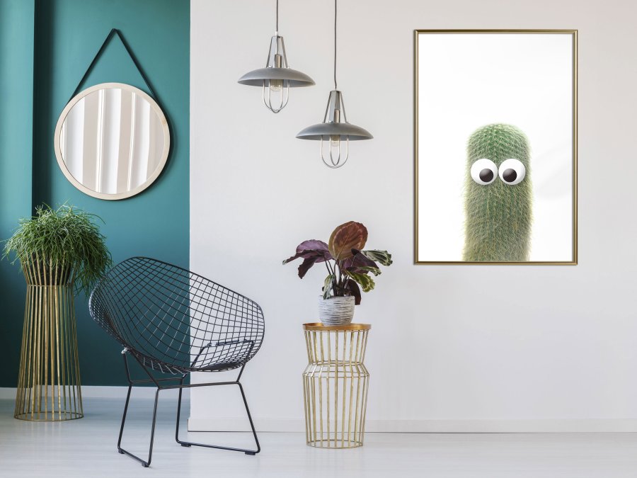ARTGEIST Plakat med ramme - Funny Cactus IV