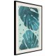 ARTGEIST Plakat med ramme - Pastel Monstera Leaves