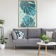 ARTGEIST Plakat med ramme - Pastel Monstera Leaves