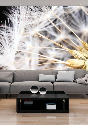 ARTGEIST fototapet - Fluffy dandelion, nrbillede af mlkebtte (flere strrelser)