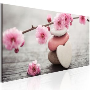 ARTGEIST Zen: Cherry Blossoms IV - Billede med kirsebrblomster trykt p lrred - Flere strrelser