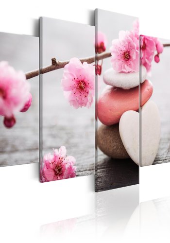 ARTGEIST Zen: Cherry Blossoms III - Billede med kirsebrblomster trykt p lrred - Flere strrelser