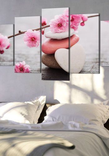 ARTGEIST Zen: Cherry Blossoms III - Billede med kirsebrblomster trykt p lrred - Flere strrelser