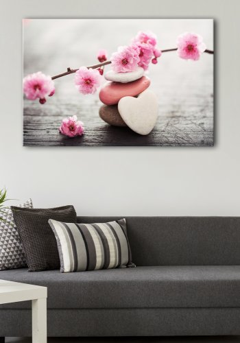 ARTGEIST Zen: Cherry Blossoms IV - Billede med kirsebrblomster trykt p lrred - Flere strrelser