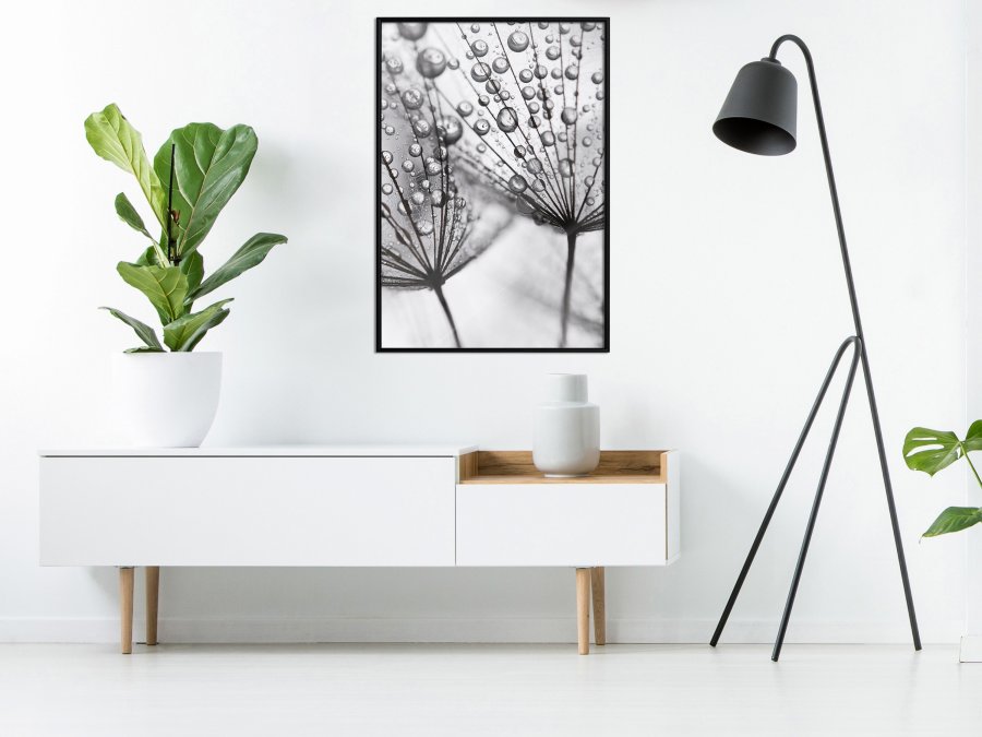 ARTGEIST Plakat med ramme - Dew in the Macro Scale