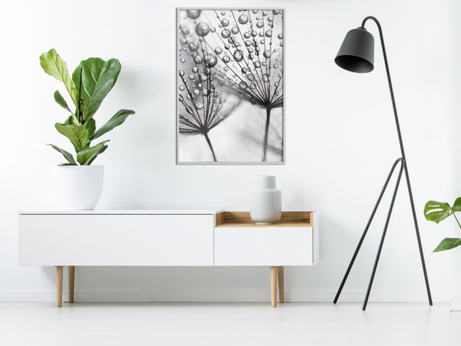 ARTGEIST Plakat med ramme - Dew in the Macro Scale