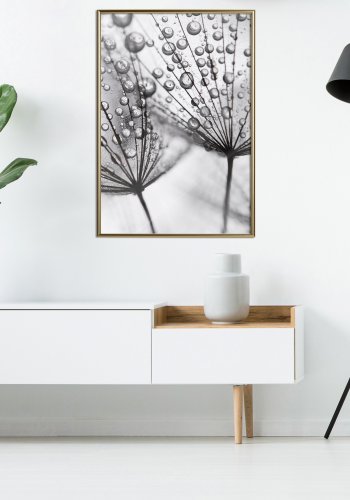 ARTGEIST Plakat med ramme - Dew in the Macro Scale