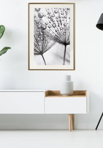 ARTGEIST Plakat med ramme - Dew in the Macro Scale