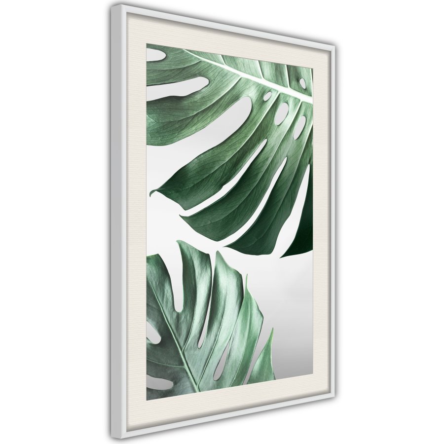 ARTGEIST Plakat med ramme - Leaves Like Swiss Cheese