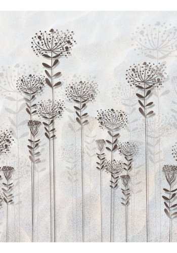 ARTGEIST fototapet - Winter Garden, vinterblomster (flere strrelser)