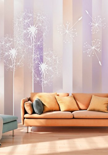 ARTGEIST fototapet - Pastel Land mlkebtter med pastelfarver (flere farver)