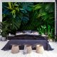 ARTGEIST Fototapet - Dark Jungle, jungleplanter (flere strrelser) 