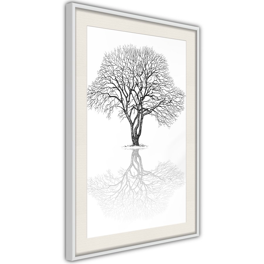 ARTGEIST Plakat med ramme - Roots or Treetop?