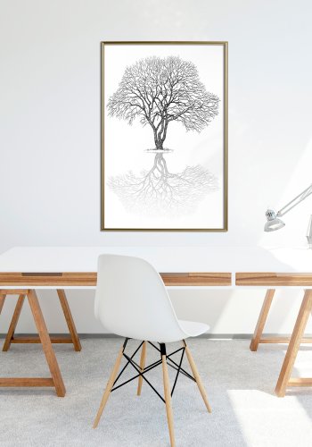 ARTGEIST Plakat med ramme - Roots or Treetop?