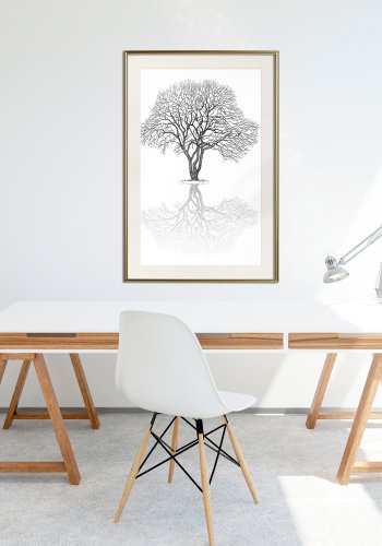 ARTGEIST Plakat med ramme - Roots or Treetop?