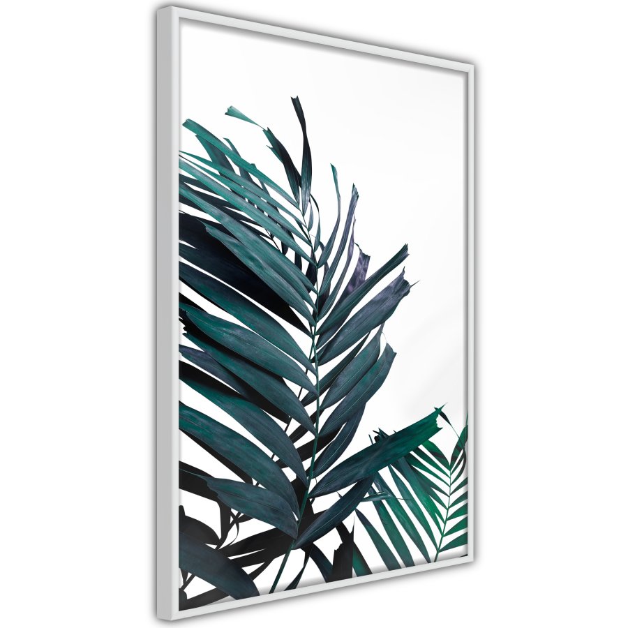 ARTGEIST Plakat med ramme - Evergreen Palm Leaves