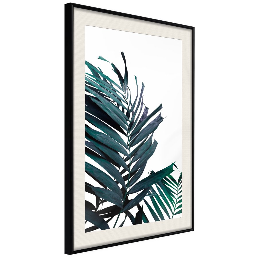 ARTGEIST Plakat med ramme - Evergreen Palm Leaves
