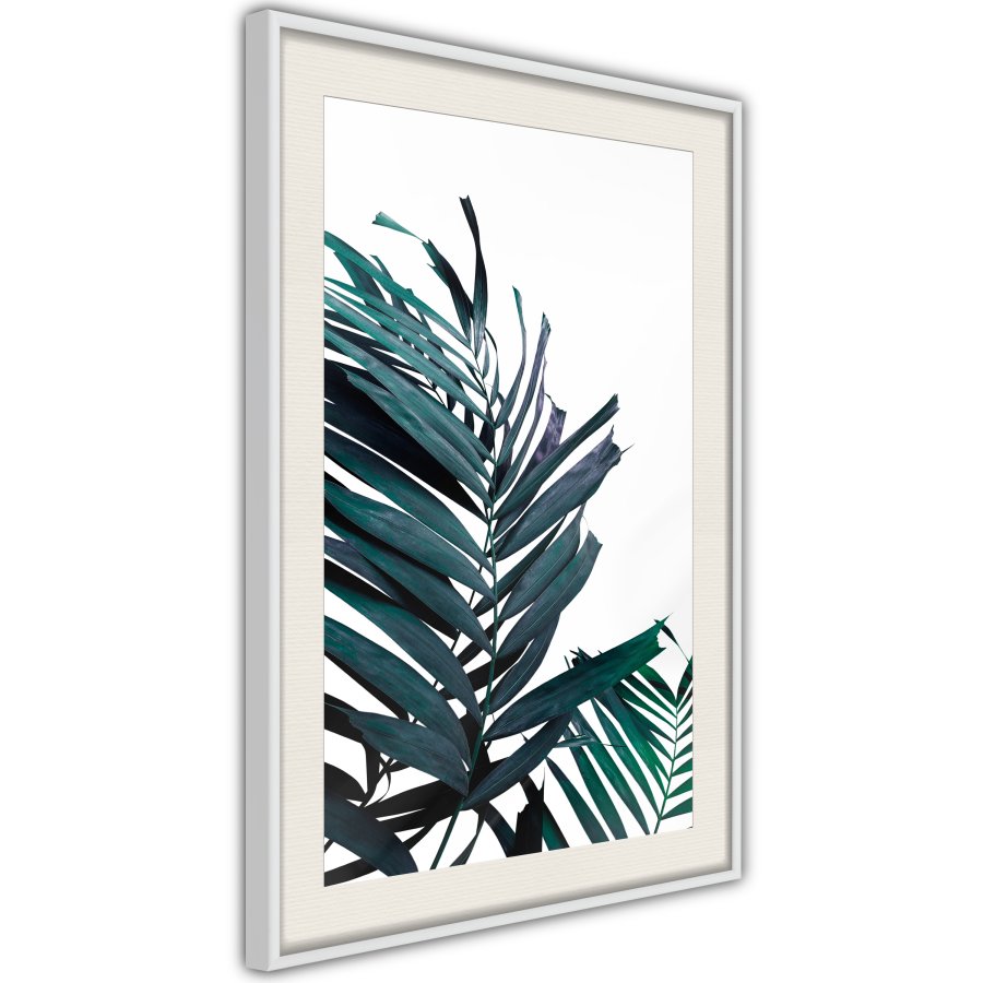 ARTGEIST Plakat med ramme - Evergreen Palm Leaves