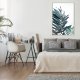 ARTGEIST Plakat med ramme - Evergreen Palm Leaves