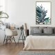 ARTGEIST Plakat med ramme - Evergreen Palm Leaves