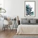 ARTGEIST Plakat med ramme - Evergreen Palm Leaves
