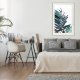 ARTGEIST Plakat med ramme - Evergreen Palm Leaves