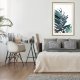 ARTGEIST Plakat med ramme - Evergreen Palm Leaves