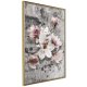 ARTGEIST Plakat med ramme - Flowers on Concrete