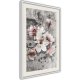 ARTGEIST Plakat med ramme - Flowers on Concrete