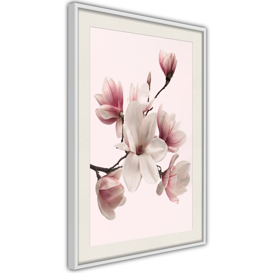 ARTGEIST Plakat med ramme - Blooming Magnolias I