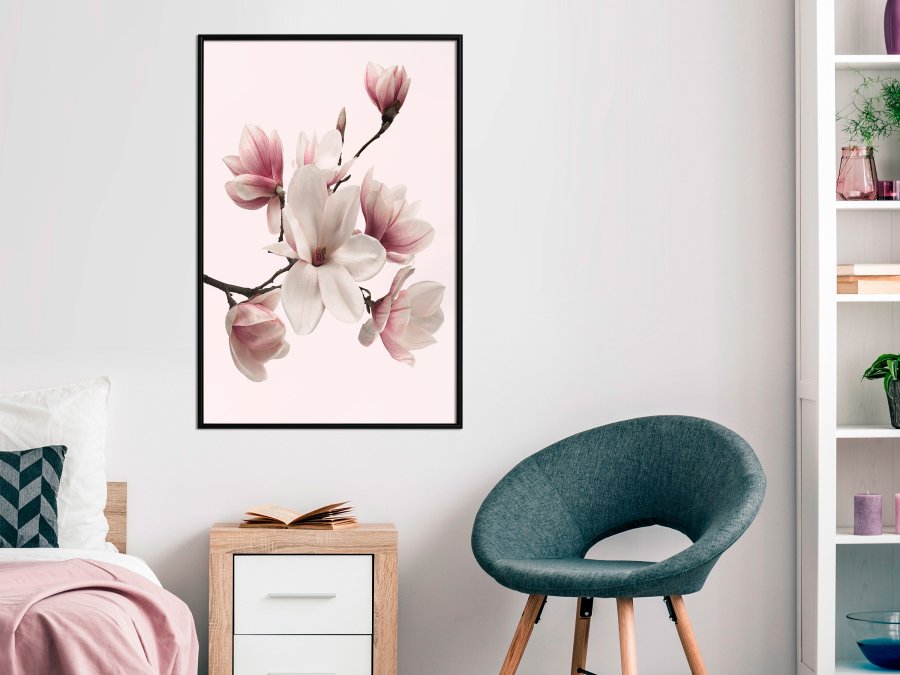 ARTGEIST Plakat med ramme - Blooming Magnolias I
