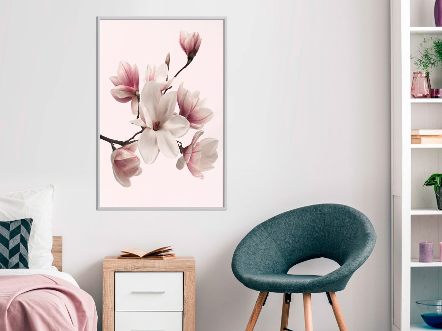 ARTGEIST Plakat med ramme - Blooming Magnolias I
