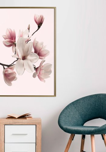 ARTGEIST Plakat med ramme - Blooming Magnolias I