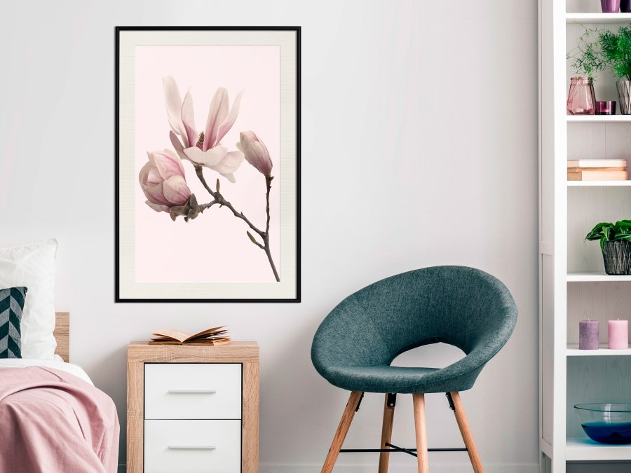 ARTGEIST Plakat med ramme - Blooming Magnolias II