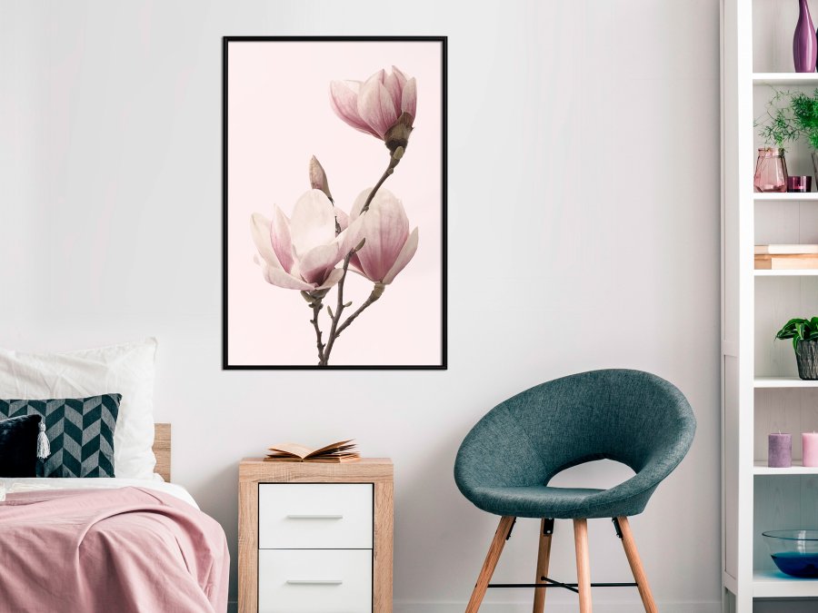 ARTGEIST Plakat med ramme - Blooming Magnolias III