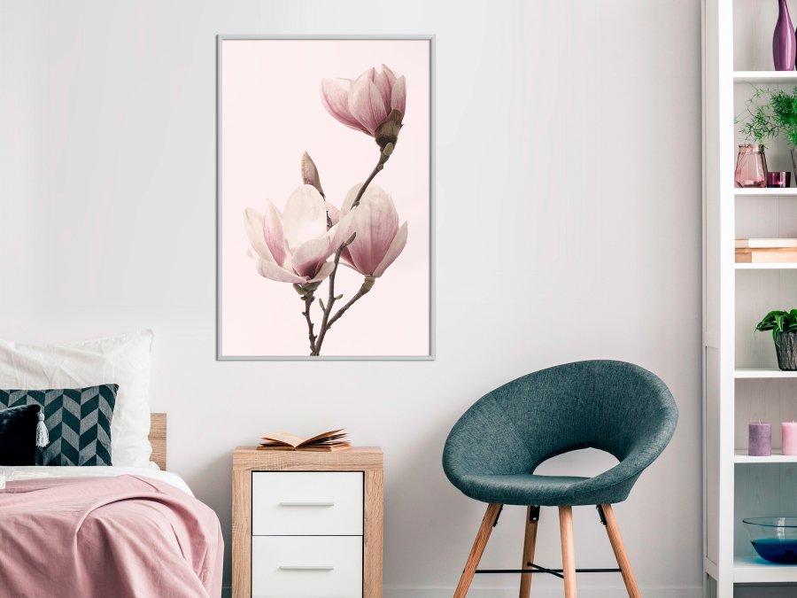 ARTGEIST Plakat med ramme - Blooming Magnolias III
