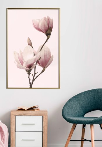ARTGEIST Plakat med ramme - Blooming Magnolias III