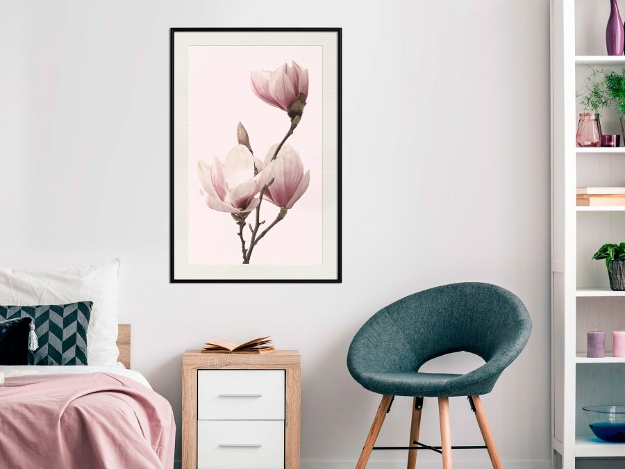ARTGEIST Plakat med ramme - Blooming Magnolias III