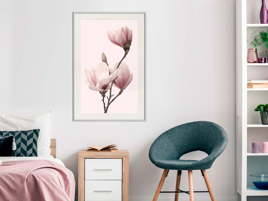 ARTGEIST Plakat med ramme - Blooming Magnolias III