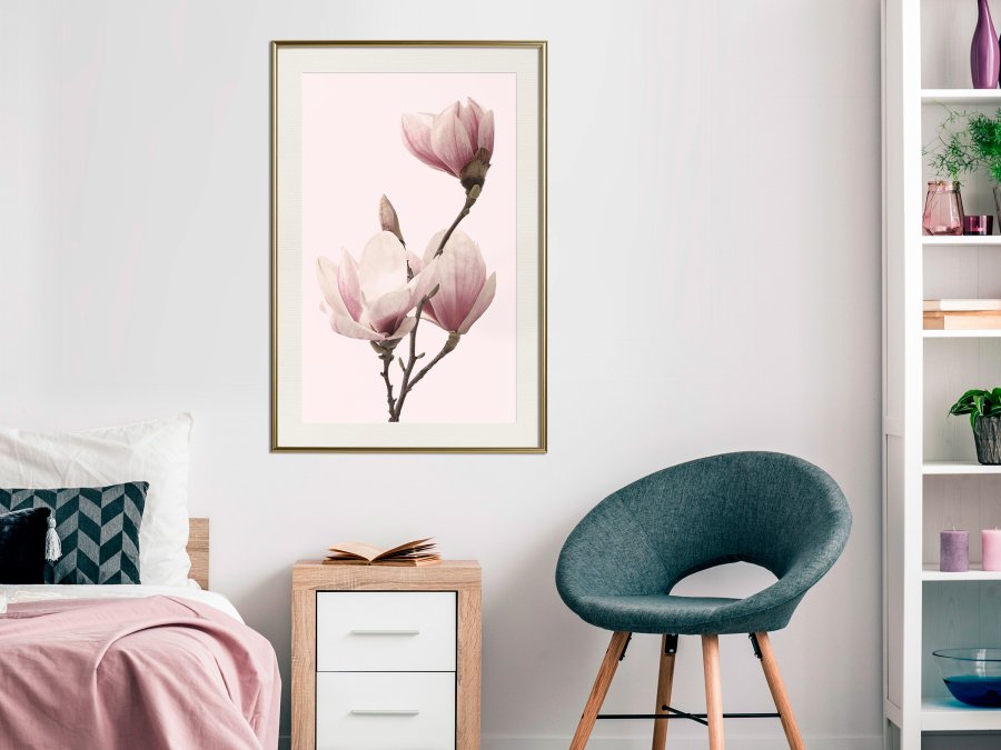 ARTGEIST Plakat med ramme - Blooming Magnolias III
