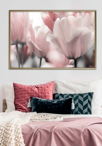 ARTGEIST Plakat med ramme - Pastel Tulips II