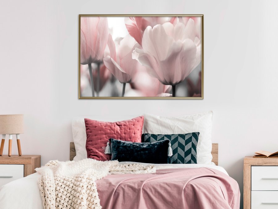 ARTGEIST Plakat med ramme - Pastel Tulips II