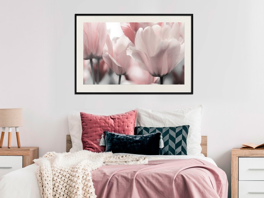 ARTGEIST Plakat med ramme - Pastel Tulips II