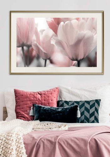 ARTGEIST Plakat med ramme - Pastel Tulips II