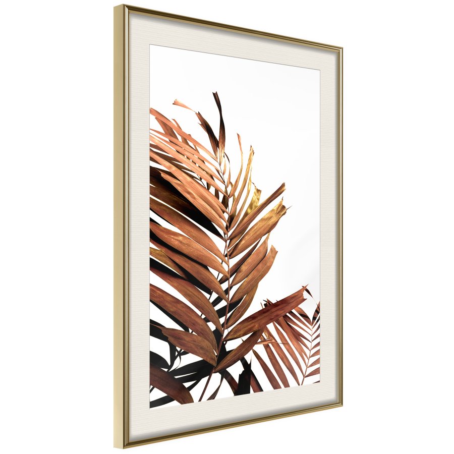 ARTGEIST Plakat med ramme - Copper Palm
