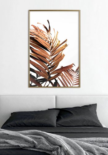 ARTGEIST Plakat med ramme - Copper Palm