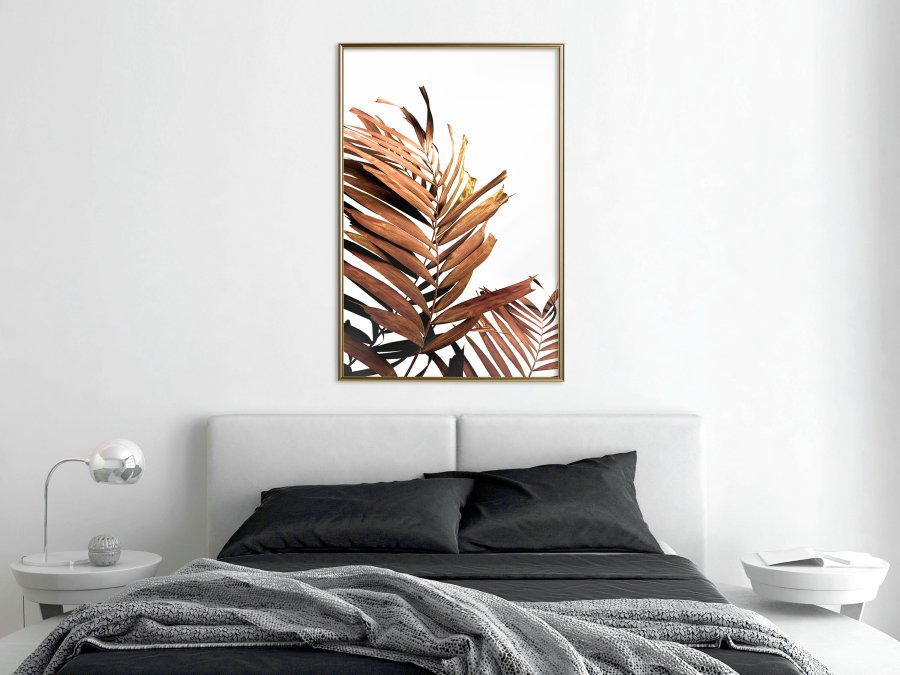 ARTGEIST Plakat med ramme - Copper Palm